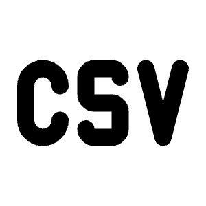 Csv Icon from Tabler Line Set