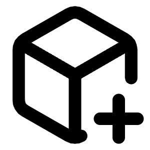 Cube Plus Icon from Tabler Line Set