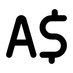 Currency Dollar Australian Icon from Tabler Line Set