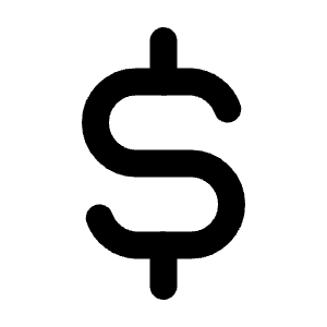 Currency Dollar Icon from Tabler Line Set