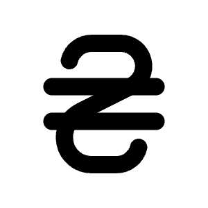 Currency Hryvnia Icon from Tabler Line Set