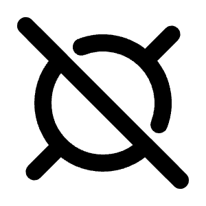 Currency Off Icon from Tabler Line Set