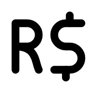 Currency Real Icon from Tabler Line Set