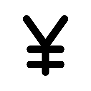 Currency Yen Icon from Tabler Line Set