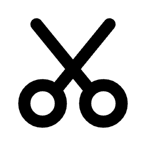 Cut Icon from Tabler Line Set