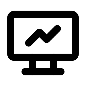 Device Analytics Icon from Tabler Line Set