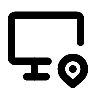 Device Desktop Pin Icon from Tabler Line Set