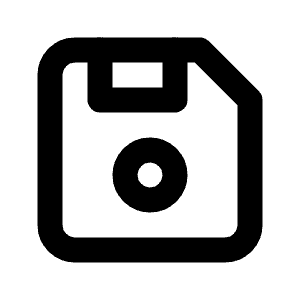 Device Floppy Icon from Tabler Line Set