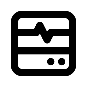 Device Heart Monitor Icon from Tabler Line Set