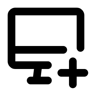 Device Imac Plus Icon from Tabler Line Set