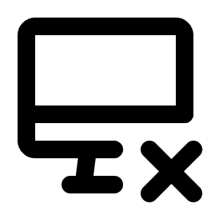 Device Imac X Icon from Tabler Line Set