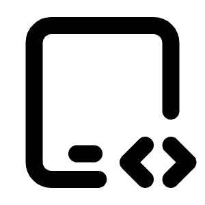 Device Ipad Code Icon from Tabler Line Set