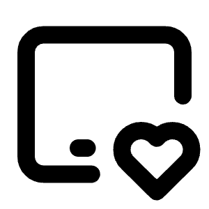 Device Ipad Horizontal Heart Icon from Tabler Line Set