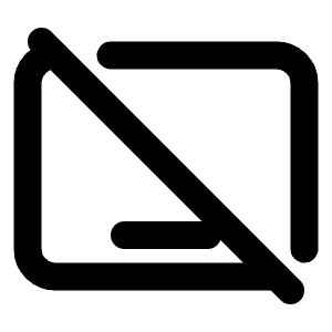 Device Ipad Horizontal Off Icon from Tabler Line Set