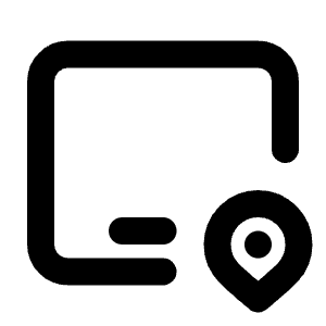 Device Ipad Horizontal Pin Icon from Tabler Line Set