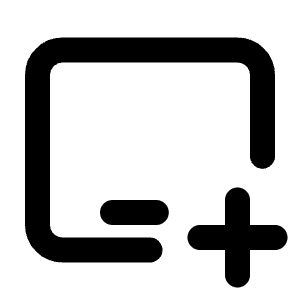 Device Ipad Horizontal Plus Icon from Tabler Line Set