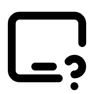 Device Ipad Horizontal Question Icon from Tabler Line Set