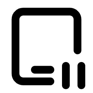 Device Ipad Pause Icon from Tabler Line Set