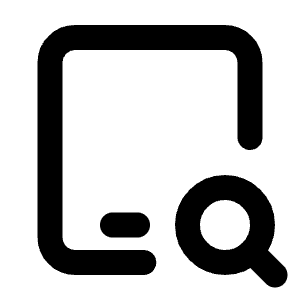 Device Ipad Search Icon from Tabler Line Set