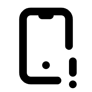 Device Mobile Exclamation Icon from Tabler Line Set