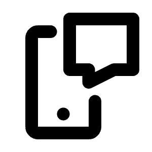 Device Mobile Message Icon from Tabler Line Set