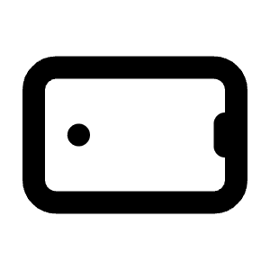 Device Mobile Rotated Icon from Tabler Line Set