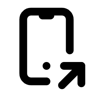 Device Mobile Share Icon from Tabler Line Set