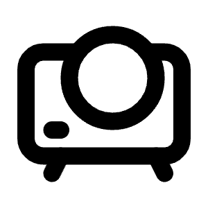 Device Projector Icon from Tabler Line Set