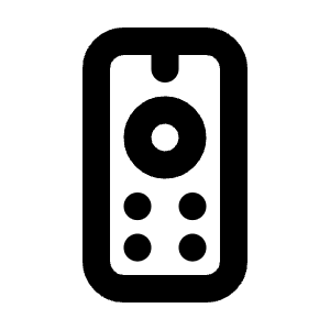 Device Remote Icon from Tabler Line Set