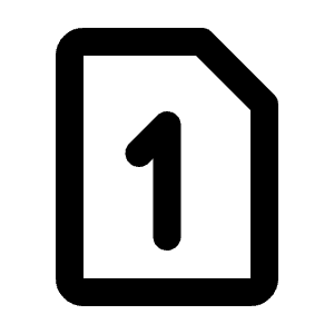 Device Sim 1 Icon from Tabler Line Set