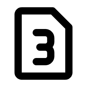 Device Sim 3 Icon from Tabler Line Set