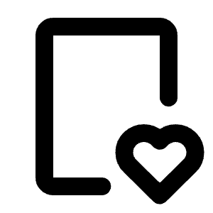 Device Tablet Heart Icon from Tabler Line Set