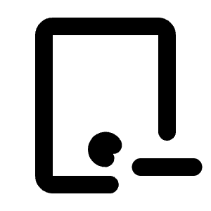 Device Tablet Minus Icon from Tabler Line Set