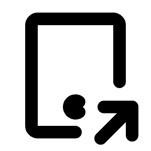 Device Tablet Share Icon from Tabler Line Set