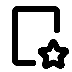 Device Tablet Star Icon from Tabler Line Set