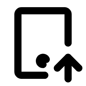 Device Tablet Up Icon from Tabler Line Set