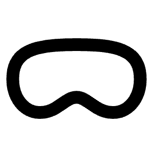 Device Vision Pro Icon from Tabler Line Set