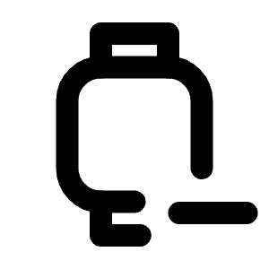 Device Watch Minus Icon from Tabler Line Set