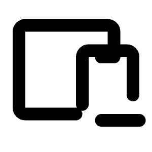 Devices Minus Icon from Tabler Line Set