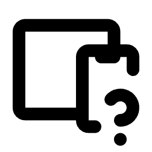 Devices Question Icon from Tabler Line Set