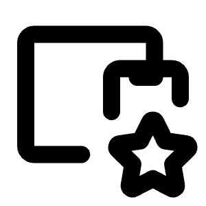 Devices Star Icon from Tabler Line Set
