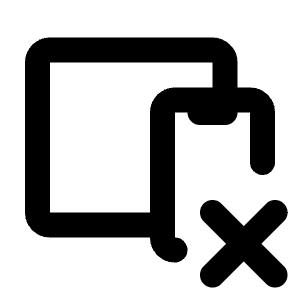 Devices X Icon from Tabler Line Set