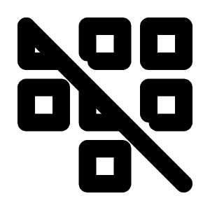 Dialpad Off Icon from Tabler Line Set
