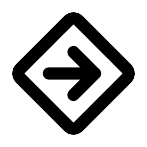 Direction Sign Icon from Tabler Line Set