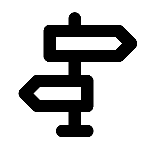 Directions Icon from Tabler Line Set