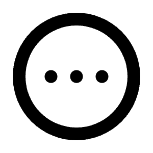 Dots Circle Horizontal Icon from Tabler Line Set