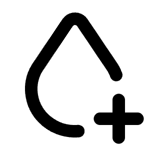 Droplet Plus Icon from Tabler Line Set