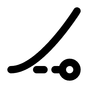Ease In Control Point Icon from Tabler Line Set