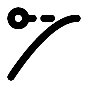 Ease Out Control Point Icon from Tabler Line Set