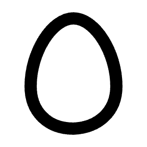 Egg Icon from Tabler Line Set